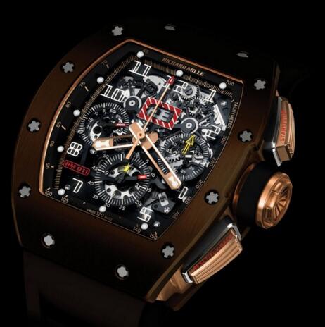 Review Richard Mille RM 011 Brown Silicon Nitride Replica watch - Click Image to Close